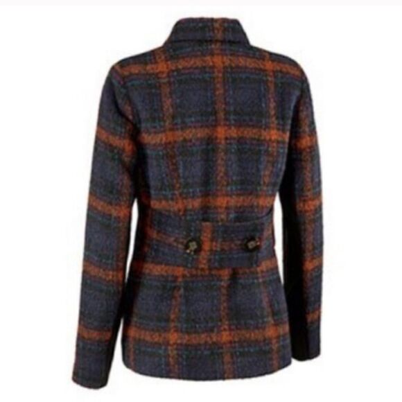 Cabi Plaid Checkmate 3736 Wool Blend Blazer Jacket - Picture 4 of 14